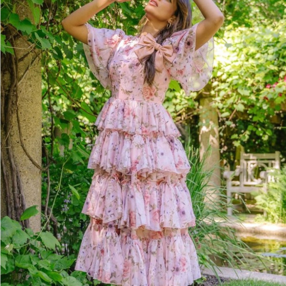Ivy City Co Rosette Dress